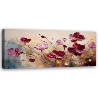 Paveikslas ant drobės, Burgundiškos gėlės Paveikslai ant drobės Gera namie - Geranamie.lt