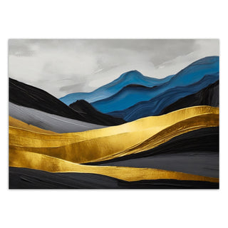 Wallpaper, Golden Mountains Abstraction