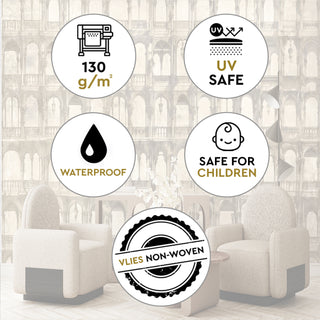 Fototapetai, Antikiniai fasadai pastelėjeTapetai Gera namie - Geranamie.lt