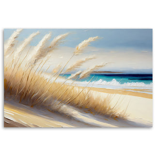 Painting on canvas, Beach dunes