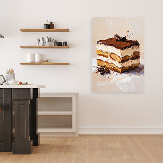 Paveikslas ant drobės, Tiramisu magija Paveikslas ant drobės, Tiramisu Cake Paveikslai ant drobės Gera namie - Geranamie.lt