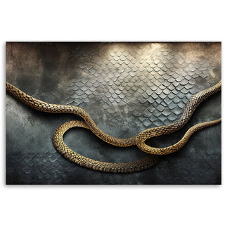 Painting on canvas, The Golden Snake