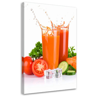 Paveikslas ant drobės, daržovių sultys Paveikslas ant drobės, Vegetable juice nature Paveikslai ant drobės Gera namie - Geranamie.lt