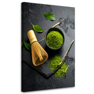 Paveikslas ant drobės, Matchos gamyba Paveikslas ant drobės, Matcha tea Paveikslai ant drobės Gera namie - Geranamie.lt