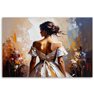 Paveikslas ant drobės, Rudaplaukės moters siluetas Paveikslai ant drobės Gera namie - Geranamie.lt