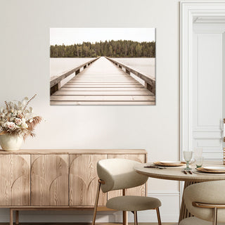 Paveikslas ant drobės, Tiltas per ežerą Paveikslai ant drobės Gera namie - Geranamie.lt