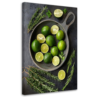 Paveikslas ant drobės, Laimai ir rozmarinas Paveikslas ant drobės, Lime Fruit Kitchen Bar Paveikslai ant drobės Gera namie - Geranamie.lt