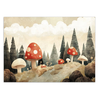 Wallpaper, Mysterious forest mushrooms