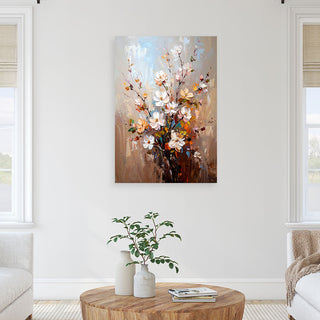 Paveikslas ant drobės, Pavasario žiedų puokštė Paveikslai ant drobės Gera namie - Geranamie.lt