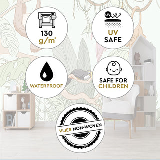 Fototapetai, Žali nuotykiai džiunglėseTapetai Gera namie - Geranamie.lt