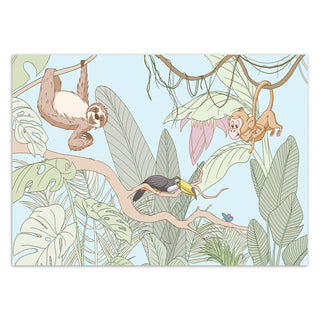 Fototapetai, Melsvi nuotykiai džiunglėseTapetai Gera namie - Geranamie.lt