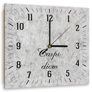 Wall clock, Inscription Carpe Diem sale