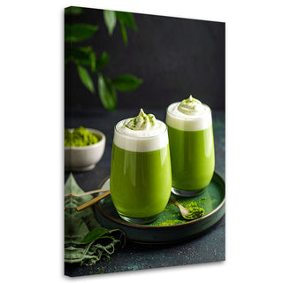 Paveikslas ant drobės, Matcha Latte Paveikslas ant drobės, Matcha Latte Paveikslai ant drobės Gera namie - Geranamie.lt