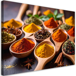 Paveikslas ant drobės, Prieskonių simfonija Paveikslas ant drobės, Colourful spices Paveikslai ant drobės Gera namie - Geranamie.lt