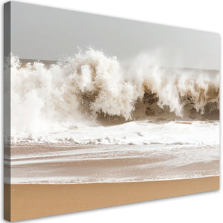 Paveikslas ant drobės, Lūžtančios jūros bangos Paveikslai ant drobės Gera namie - Geranamie.lt