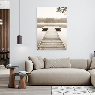 Paveikslas ant drobės, Prieplauka pakrantėjePaveikslai ant drobės Gera namie - Geranamie.lt