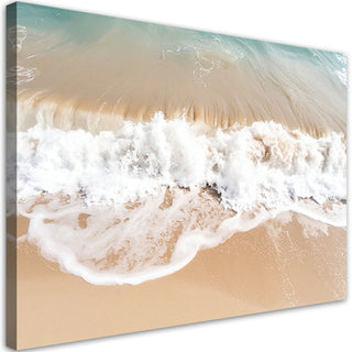 Paveikslas ant drobės, Žydroji atslūgstanti banga Paveikslai ant drobės Gera namie - Geranamie.lt