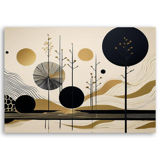 Painting on canvas, Geometric serenity