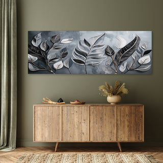 Paveikslas ant drobės, Lapų šokis sidabre Paveikslai ant drobės Gera namie - Geranamie.lt