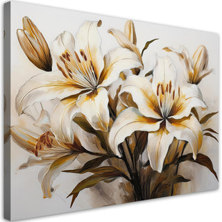 Paveikslas ant drobės, Lelijos pastelėje Paveikslai ant drobės Gera namie - Geranamie.lt