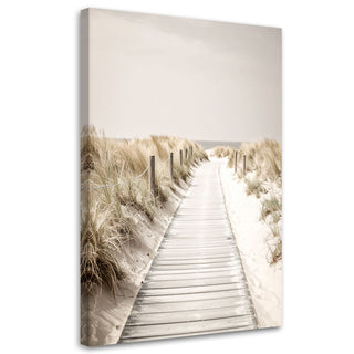 Paveikslas ant drobės, Smėlėtas takelis į jūrą Paveikslai ant drobės Gera namie - Geranamie.lt