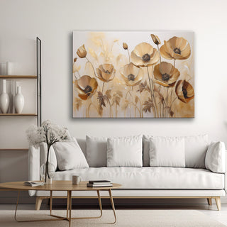 Paveikslas ant drobės, Aguonos ochroje Paveikslai ant drobės Gera namie - Geranamie.lt