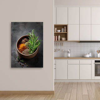 Paveikslas ant drobės, Rozmarinas ir prieskoniai Paveikslas ant drobės, Kitchen Spices Herbs Paveikslai ant drobės Gera namie - Geranamie.lt