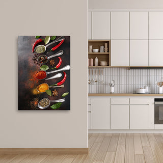 Paveikslas ant drobės, Čili ir prieskoniai Paveikslas ant drobės, Spices Kitchen Food Paveikslai ant drobės Gera namie - Geranamie.lt