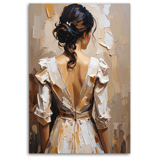 Paveikslas ant drobės, Moters siluetas pastelėje Paveikslai ant drobės Gera namie - Geranamie.lt