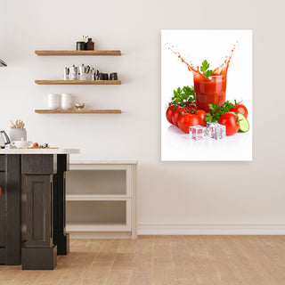 Paveikslas ant drobės, pomidorų sultys Paveikslas ant drobės, Tomato juice nature Paveikslai ant drobės Gera namie - Geranamie.lt