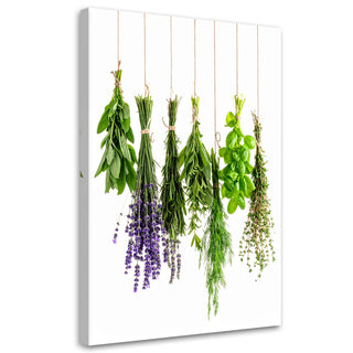 Paveikslas ant drobės, Džiovintos prieskoninės žolelės Nr. 8 Paveikslas ant drobės, Hanging herbs Paveikslai ant drobės Gera namie - Geranamie.lt