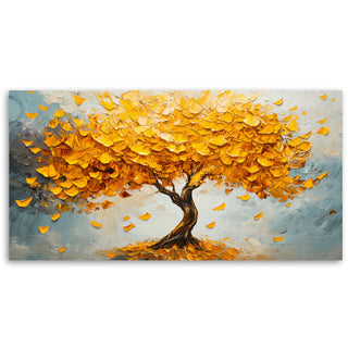Paveikslas ant drobės, Medis rudens lapų šokyje Paveikslai ant drobės Gera namie - Geranamie.lt