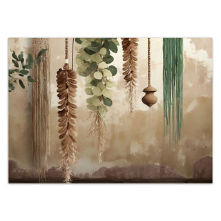 Wallpaper, Hanging plants boho