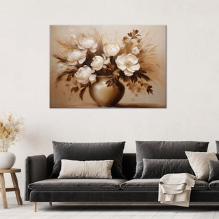 Paveikslas ant drobės, Gėlių vaza pastelėje Paveikslai ant drobės Gera namie - Geranamie.lt