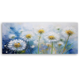 Paveikslas ant drobės, Pienių pūkai mėlyname fone Paveikslai ant drobės Gera namie - Geranamie.lt