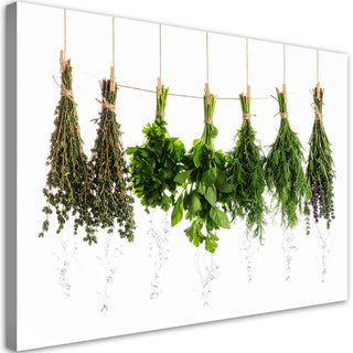 Paveikslas ant drobės, Džiovintos prieskoninės žolelės Nr. 9 Paveikslas ant drobės, Herbs spices and plants Paveikslai ant drobės Gera namie - Geranamie.lt