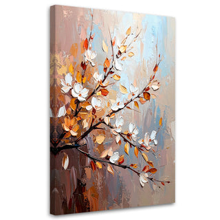 Paveikslas ant drobės, Pavasario žiedų šakelė Paveikslai ant drobės Gera namie - Geranamie.lt