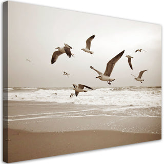 Paveikslas ant drobės, Žuvėdrų skrydis Paveikslai ant drobės Gera namie - Geranamie.lt