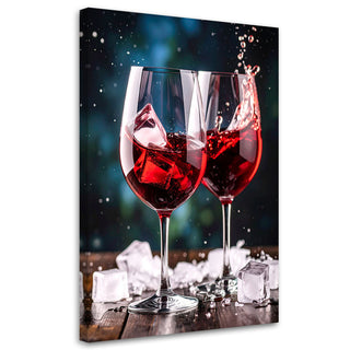 Paveikslas ant drobės, Vyno taurės Nr. 3 Paveikslas ant drobės, Red wine Paveikslai ant drobės Gera namie - Geranamie.lt