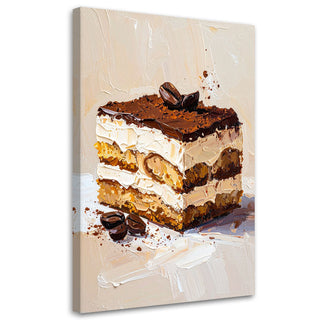 Paveikslas ant drobės, Tiramisu magija Paveikslas ant drobės, Tiramisu Cake Paveikslai ant drobės Gera namie - Geranamie.lt