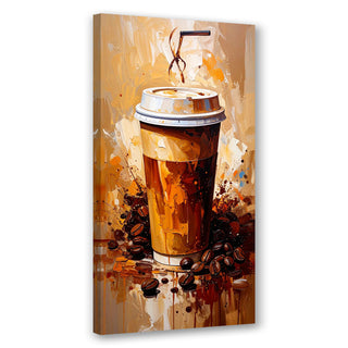 Paveikslas ant drobės, Rytinis kavos puodelis Paveikslas ant drobės, Mug Coffee Drinks Paveikslai ant drobės Gera namie - Geranamie.lt