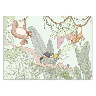 Fototapetai, Žali nuotykiai džiunglėseTapetai Gera namie - Geranamie.lt