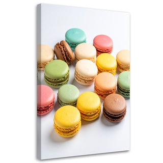 Paveikslas ant drobės, Spalvoti macarons Paveikslas ant drobės, Macaroons cookies Paveikslai ant drobės Gera namie - Geranamie.lt