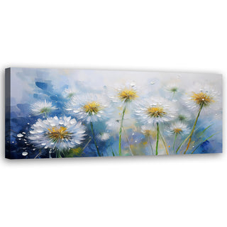 Paveikslas ant drobės, Pienių pūkai mėlyname fone Paveikslai ant drobės Gera namie - Geranamie.lt