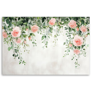 Fototapetai, Kabantys rožių žiedai