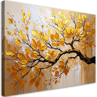 Paveikslas ant drobės, Rudens aukso šakelė Paveikslai ant drobės Gera namie - Geranamie.lt