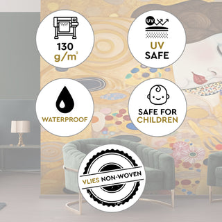 Wallpaper, Gustav Klimt, Sleeping Beauty