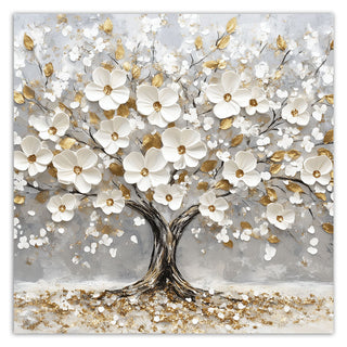 Paveikslas ant drobės, Žydintis auksinis medis Paveikslai ant drobės Gera namie - Geranamie.lt
