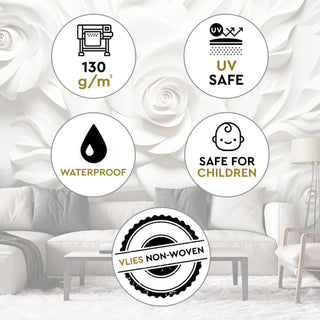 Fototapetai, Reljefinės gėlės 3D