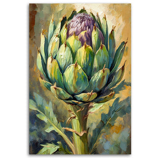 Painting on canvas, Artichoke